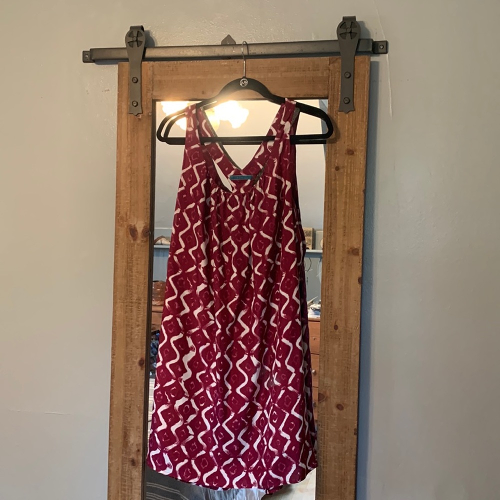 Velvet cocktail dress, size large.